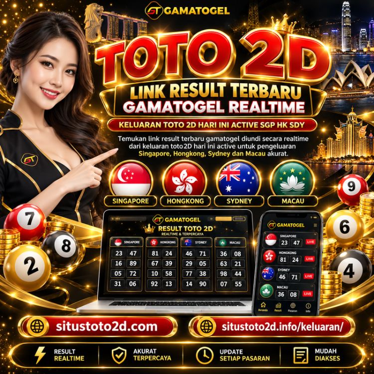Link Result Terbaru Gamatogel Realtime Keluaran Toto 2D Hari Ini Active SGP HK SDY